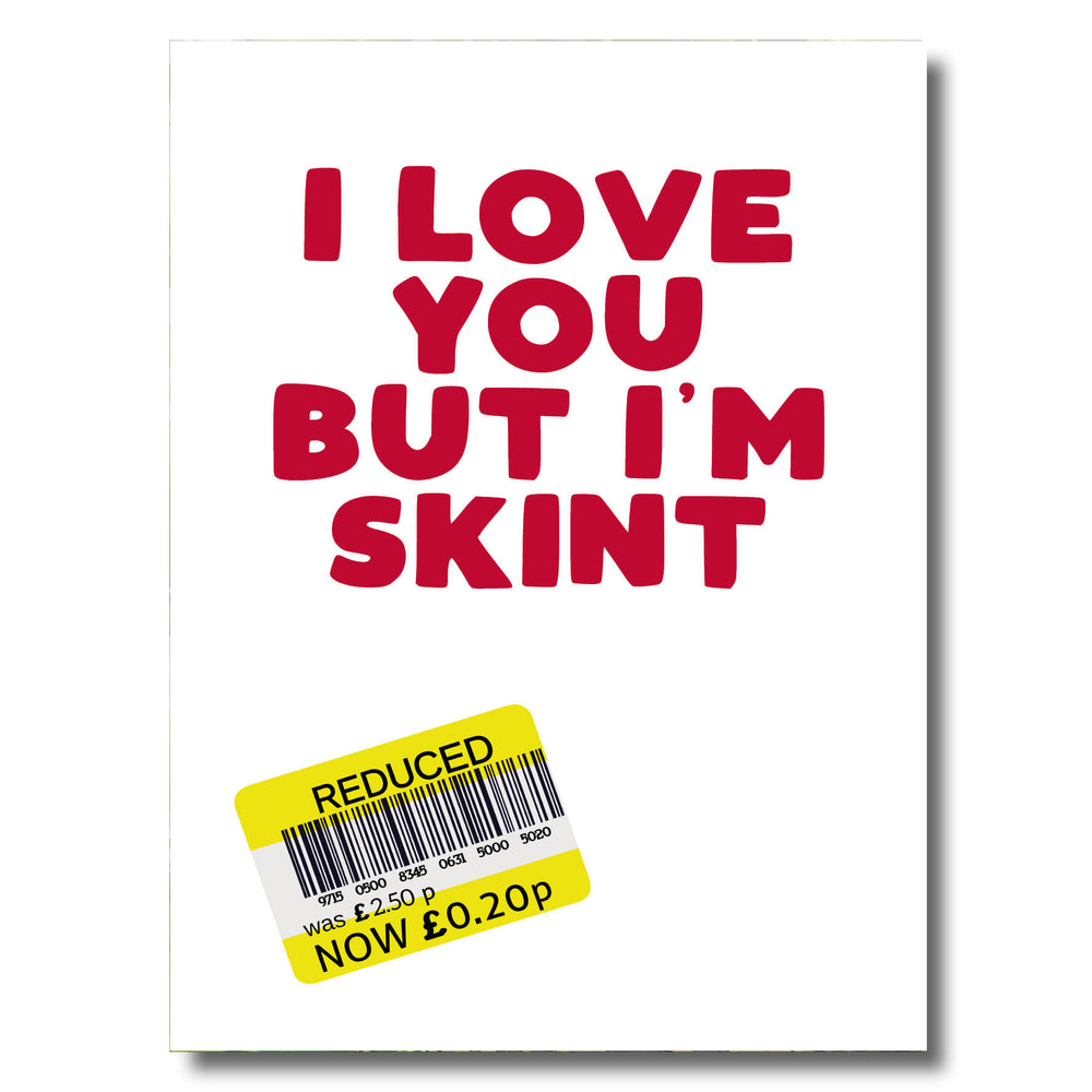 Love You Skint Card #1 image